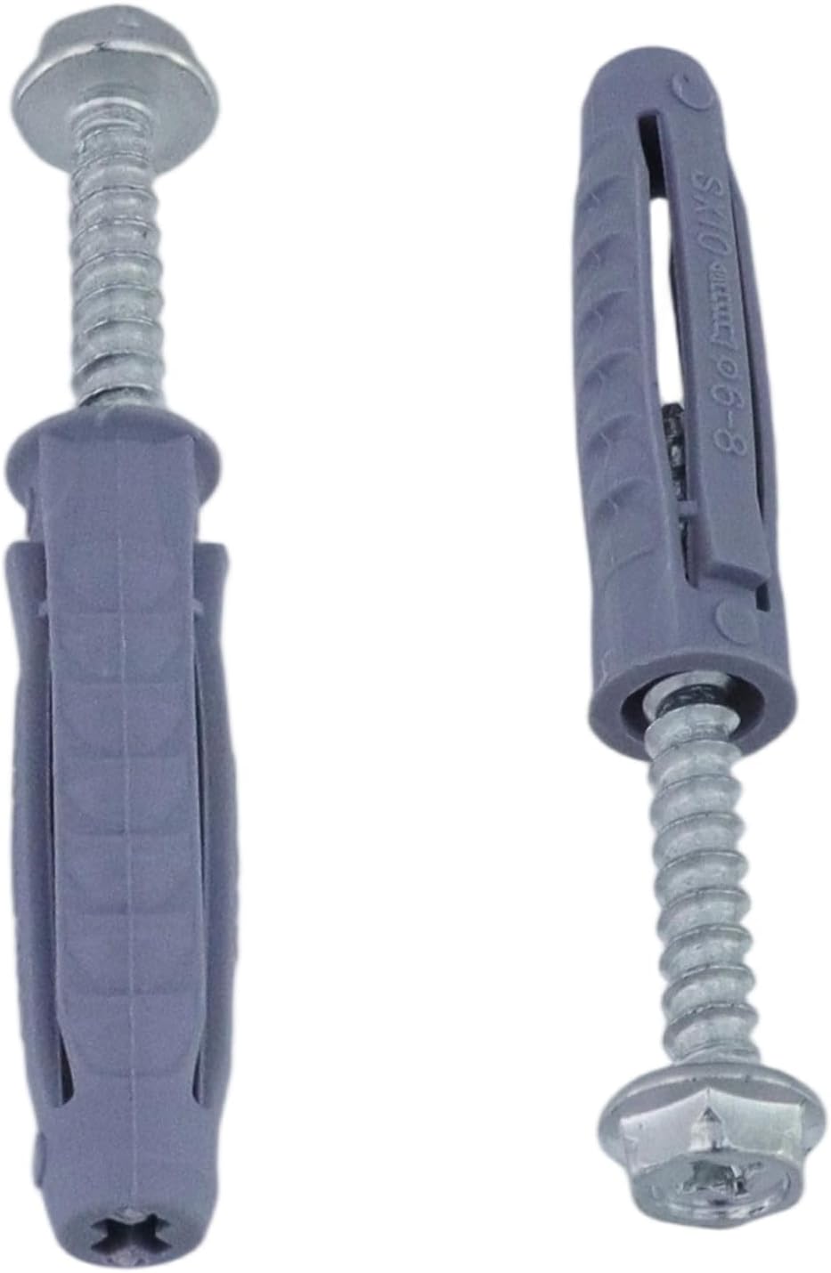 Wealrit 10PCS Concrete Wall Anchors with Screws,TV Mount Wall Anchors