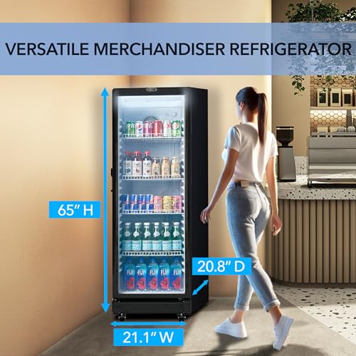 Image of Whynter Commercial Beverage Merchandiser Refrigerator, 8.5 Cu Ft, CDM-850BW