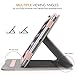 MoKo Case Fit iPad Mini 3/2/1, Slim Folding Stand Folio Cover Case Compatible with Apple iPad Mini 1/Mini 2/Mini 3, with Auto Wake/Sleep and Document Card Slots, Multiple Viewing Angles, Rose Gold