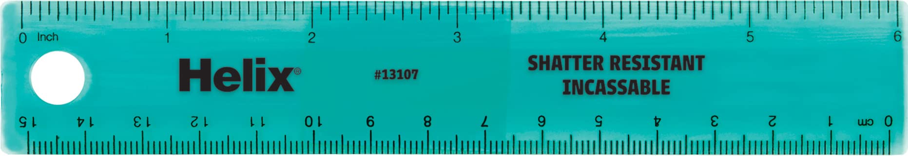 Helix Standard-Lineal, 15 cm, verschiedene Farben (13107)