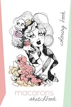 Paperback Macarons Sketchbook Coloring Book