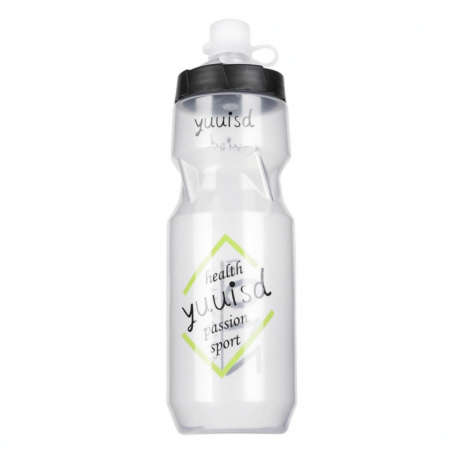 Silicone Nozzle Bike Press Water Bottle Lightweight Cycling Press Bottle, Transparent | Sporting Goods | Fitness Running & Yoga | Fitness Equipment & Gear | Hydration-picture-14