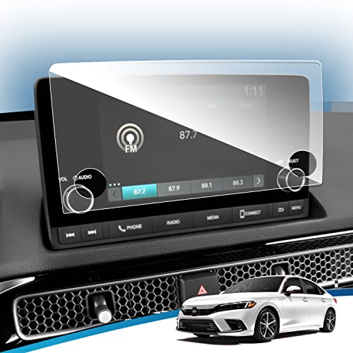 Compatible With Honda Civic 2022 Premium Tempered Glass Screen Protector - Anti-Glare Scratch Fingerprint Navigation Protection For Honda Civic 11th Generation (7-Inch)â€¦