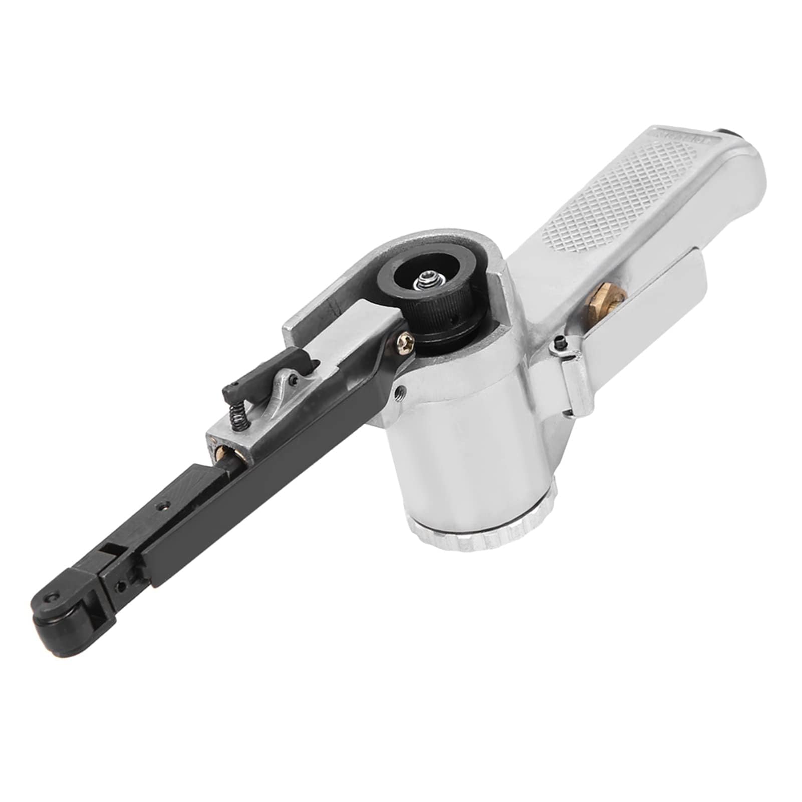 Lijadora de banda neumática de 10 mm, pulidora de aire con banda de lijado de 3 piezas para muebles, madera, vidrio, metal, 3/8 pulgadas, lijadora de bordes para lijar y pulir superficies