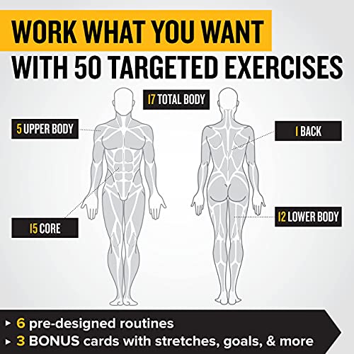 NewMe Fitness Bodyweight Workout Cards, Instructional Fitness Deck for Women & Men, Beginner Fitness Guide to Training Exercises at Home or Gym (Bodyweight, Vol 2) - Thumbnail 7