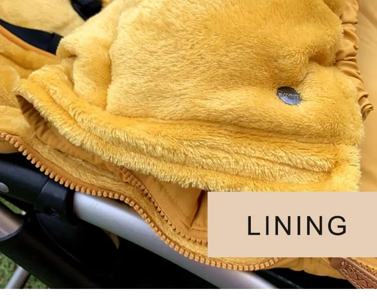 Générique Chancelière Poussette Universelle Confortable Sac de Couchage Bébé Hiver Chaud Imperméable Couverture Emmaillotage pour Poussette, Landaus, Buggy, Siège Auto, Lits Bébé (1, Noir)