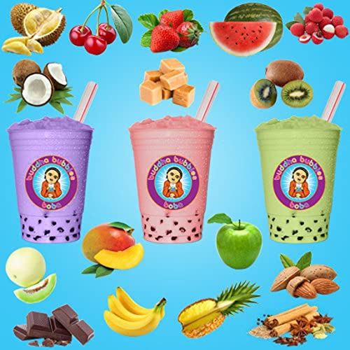 Thai Iced Tea Boba Tea Kit/Gift Box Includes Tea Powder, Tapioca Pearls & Straws By Buddha Bubbles Boba #TOP7