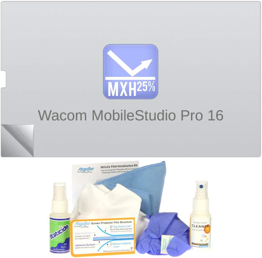 Screen Protector for Wacom MobileStudio Pro 16 16-inch Tablet (MXH) Kit Type: MX101