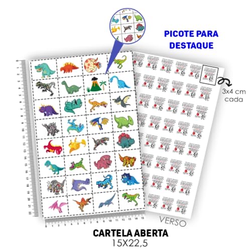 Tatuagem Temporária Infantil Dinossauro | Kit Festa 32-017