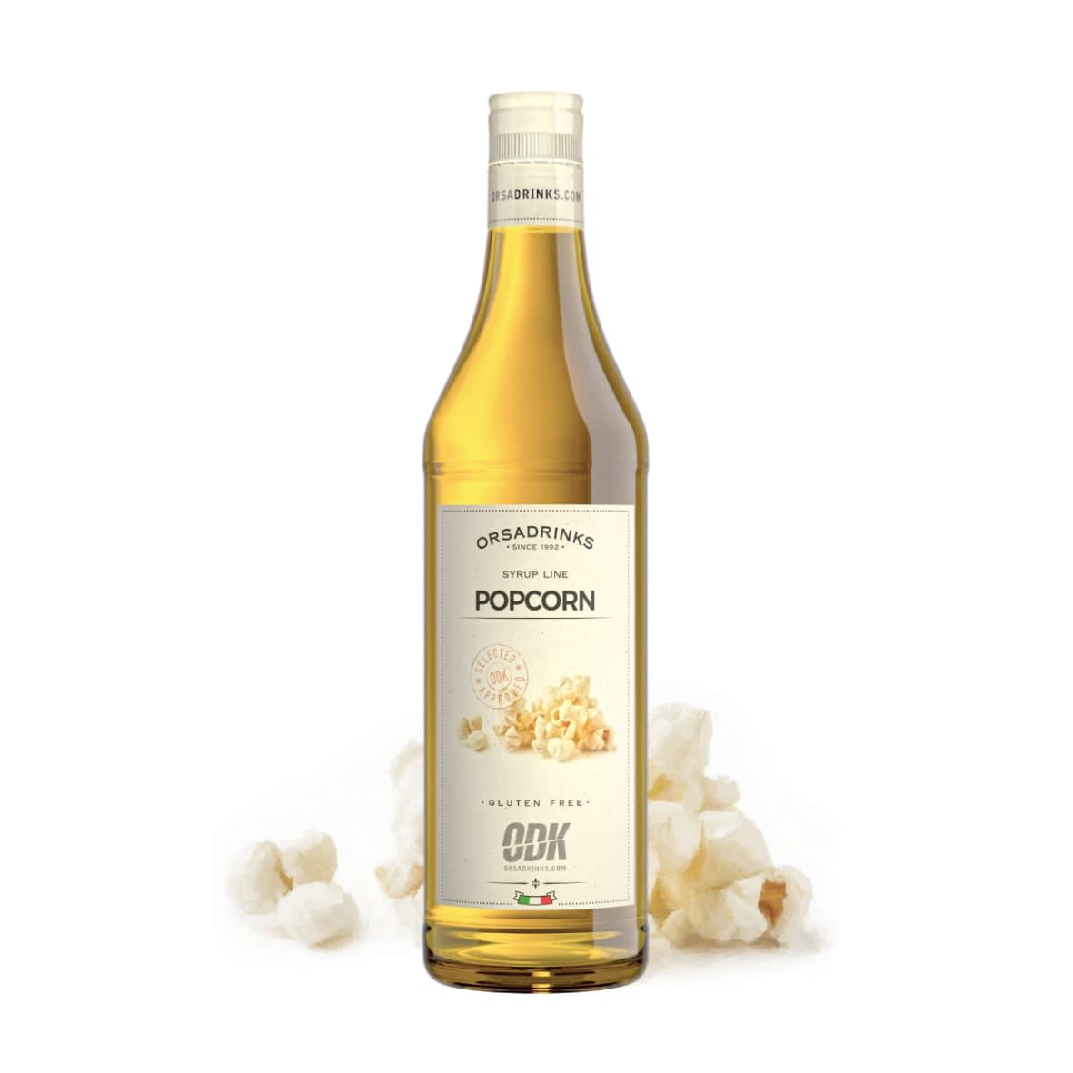 ODK Popcorn Syrup | Cocktails, Coffee, Iced Tea, Cooking, Baking and Desserts| 75cl