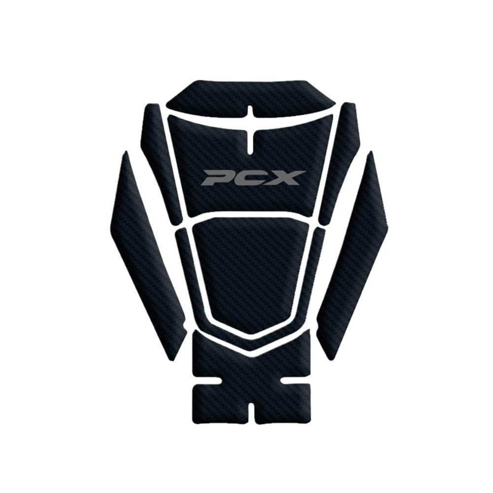 Autocollants de protection réservoir moto en carbone pour PCX125 et PCX160 de 2021 à 2022