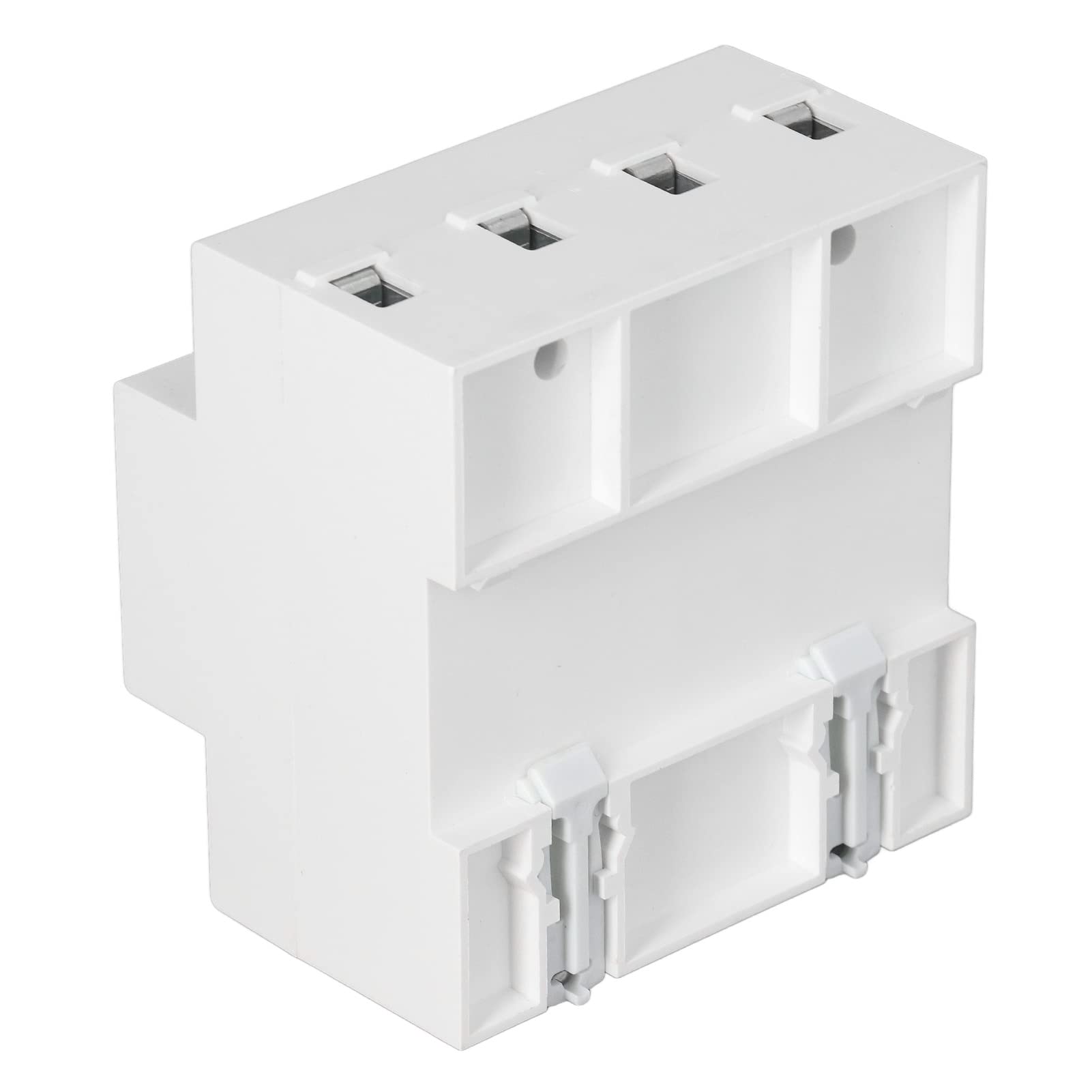 JAWL Dispositivo de Protección de Energía de Pantalla Digital Trifásica AC220V 380V Fácil de Instalar bajo Protector contra Sobretensiones Ajustable para el Hogar (63A)