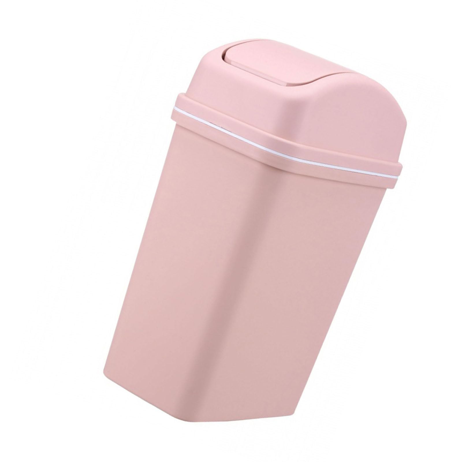 Tsophreniq Sealed Top Garbage Bin Large Capacity Trash Can with Easy Swing Lid, for Home and Waste Management Swing Lid Bin