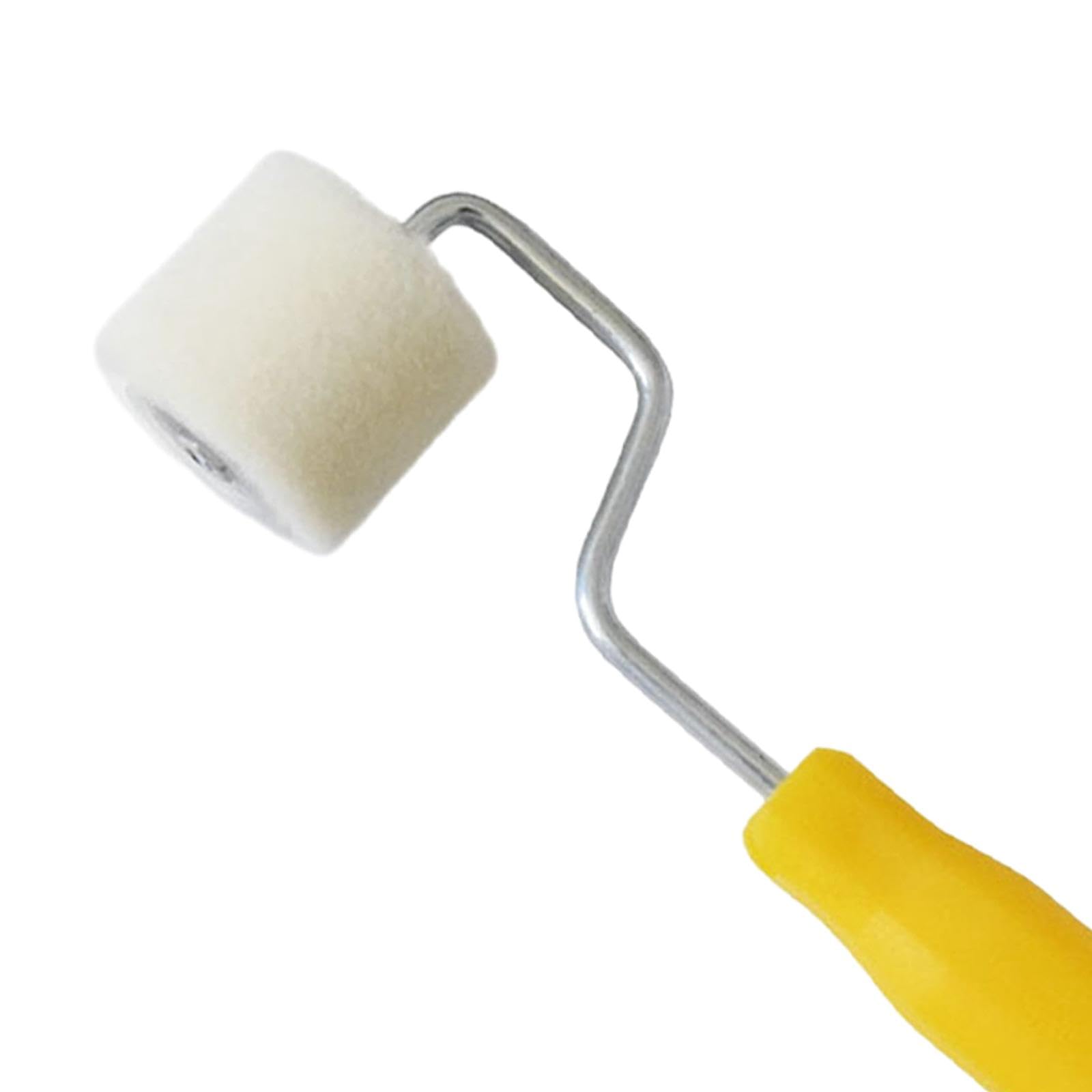 Confezione da 2 mini rulli per vernice, piccoli rulli di lana da 10,2 cm per dettagli precisi, ideali per ritocchi, progetti artistici e pittura in miniatura