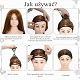 4 sztuki siatek na włosy, antypoślizgowe, do długich włosów, czepki na perukę, nylonowe czepki na perukę, elastyczna siatka na włosy, czarna