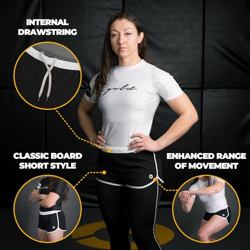 Gold BJJ Women's Pacific Short - No-Gi Jiu Jitsu Fight Shorts for Women3