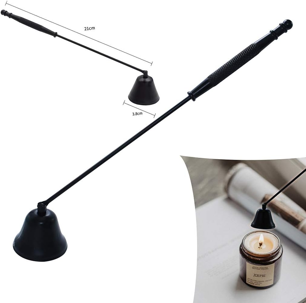 laffeya Candle Wick Trimmer, Candle Accessories Set 6 in 1 - Snuffer, Trimmer, Dipper, Tweezers, Storage Bag and Plate Tray - Image 4