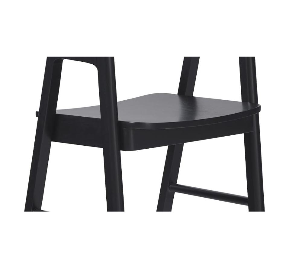 Amazon.com - Walker Edison Ezra Modern Solid Wood Rounded Back