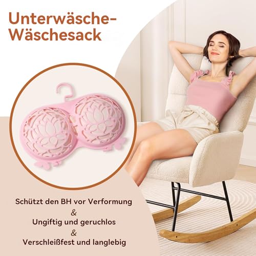 Bra Waschmaschine Beschützer für Wäsche，Frauen Unterwäsche Waschmaschine Saver Ball，BH-Wäschesäcke，Anti -Deformation BH -Taschen für Wäscherei，große Netz-Wäschesäcke，mit Schnappknopf，Wäscheschutz