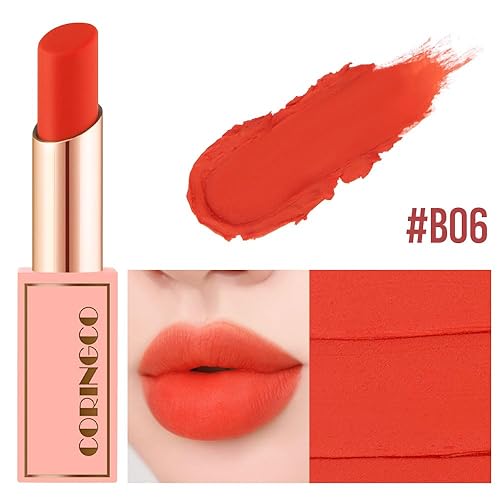 Miniatura 4 de Berry Chu Lip Stick Velvet Matte Long Lasting Korean Idol Lip Makeup lápiz labial (B06)