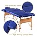 BestMassage Massage Table Portable Massage Bed Lash Bed 28In Wide Spa Bed Hight Adjustable 2 Fold Spa Bed Facial Cradle Salon Bed with Non-Woven Bag for Spa Footmassage Facial CareSpa Tattoo