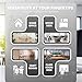 Flexzion Desk Caddy Organizer Set (Silver Gray) - Metal Mesh Desktop Caddy with Drawers, 6 Compartments, and Pencil Holder for Women & Men - Desktop Organizer and Storage for Work or Office Supplies