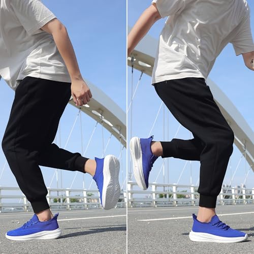 Image of VAMJAM Men's Running Shoes Slip On Walking Shoes Non Slip Lightweight Workout Breathable Gym Sneakers Fashion Mesh Sneakers