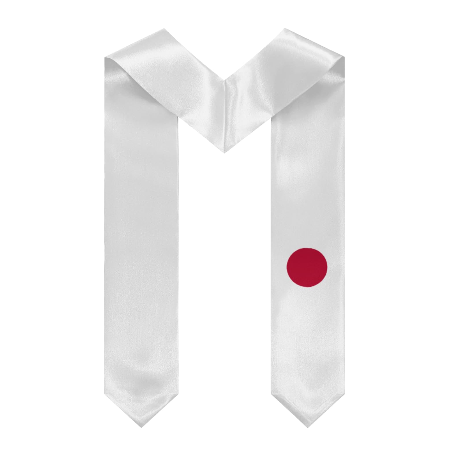 DABOYOZHZH Emblem of Japan Graduation Stole Shawl Sash Honor For Study Aboard International Students