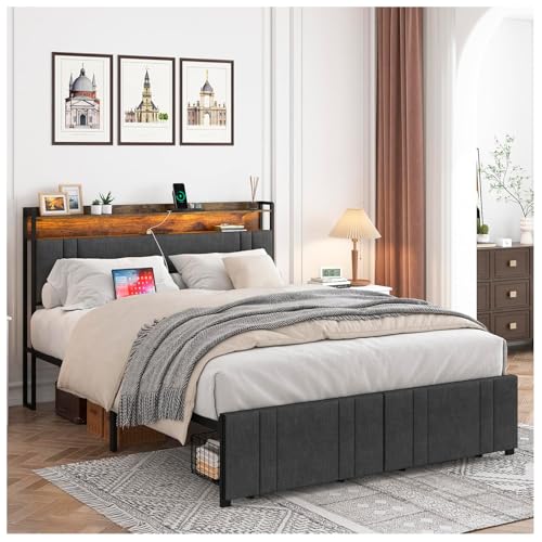Base para Cama King Size Con Cajones 10 Base para Cama King Size Con Cajones 4