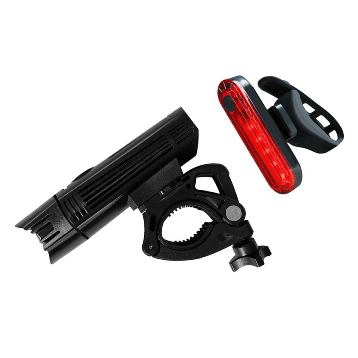 KOMBIUDA Headlight and Taillight Package Bike Light Charging Easy Install 4 Lighting Modes for Bike