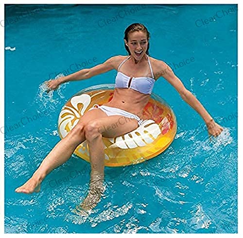 Image of ClearChoice:- Printed Adult Swimming Tube Ring(9 + Years)(Multi Color)(36''inch)(1 PIS)