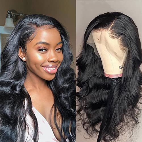 13x4 Body Wave HD Lace Front Wigs Human Hair Wigs for Black Women Pre Plucked with Baby Hair 180% Density Natural Hairli