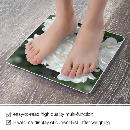 Báscula digital de baño con pantalla LED y vidrio templado miniatura 5