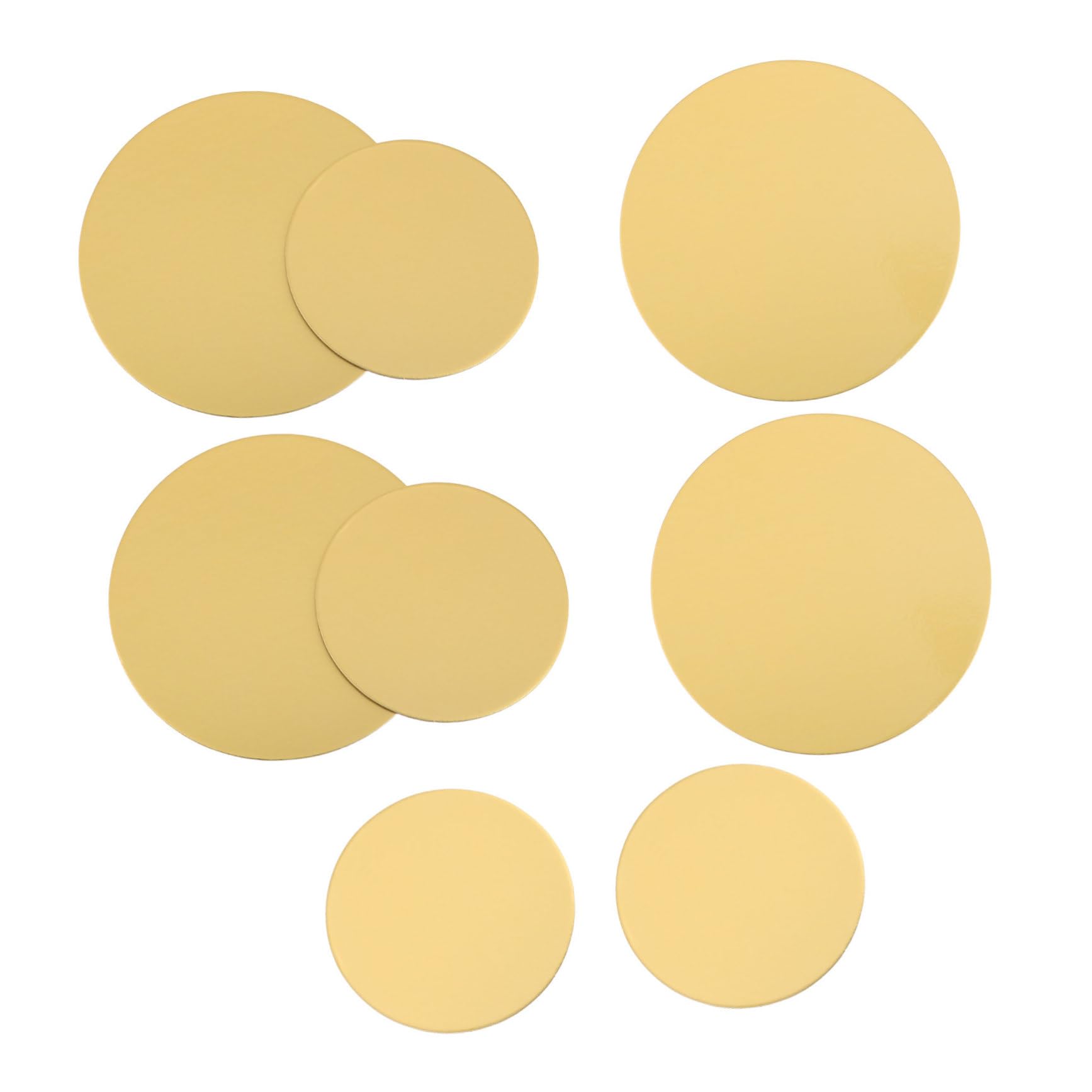 GLEAVI Nonstick 8pcs Round Cake Bases 6 8 Inches Baking Boards for Mousse for Birthdays Celebrations