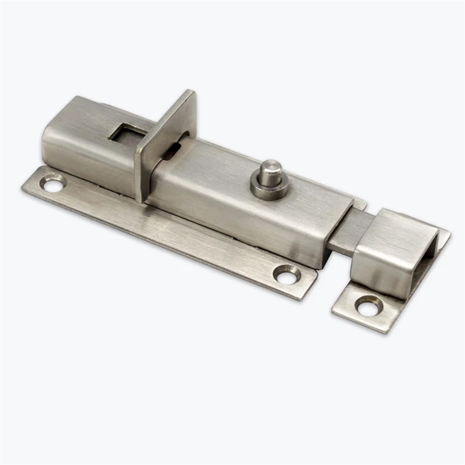 Pswbkvdblp 304 Stainless Steel Door Window Security Bolt Button Open Spring Lock Latch Home Hardware Door Bolts Stainless Steel Bolt 1Pcs
