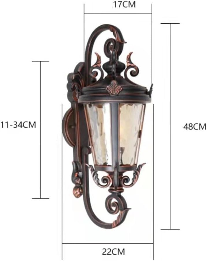 ポーチライト 外灯 屋外 ブラケットライト 玄関灯 ウォールライト 壁掛け照明 玄関照明 庭園灯 北欧ヴィンテージウォールライト 屋