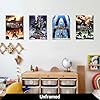 COMOR 4PC Attack On Titan Poster For Fans Kids Room Bedroom Wall Decor-Attack On Titan Anime Posters Canvas Prints Picture For Teen Boy Girls Gifts - Image 5