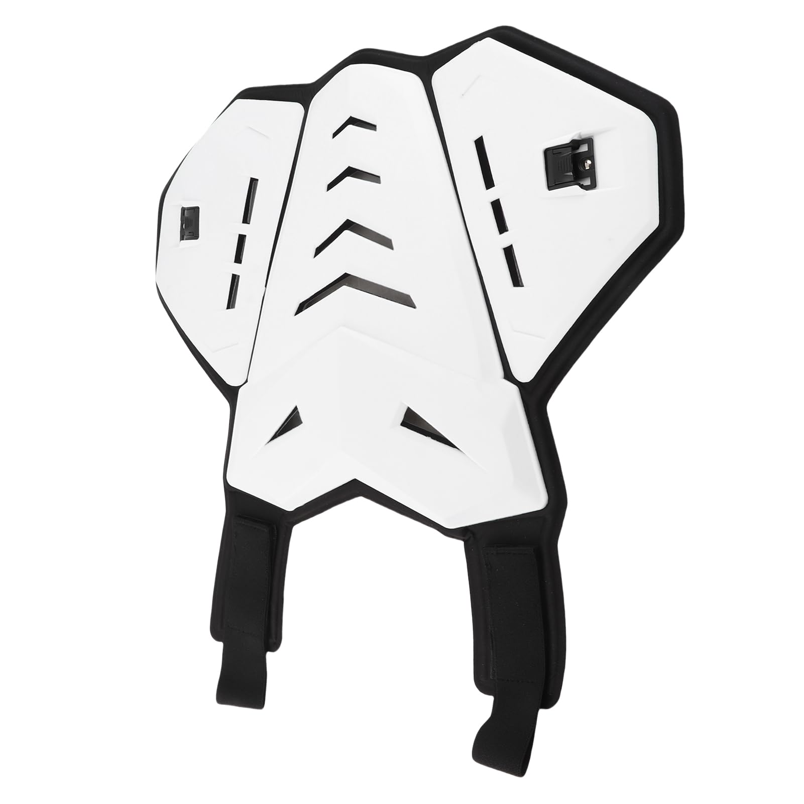 Generic Biker Stunt Racing Armor Vest Guard Chest, Motocyklowa Kurtka Ochronna Trwała do Uprawiania Sportów na świeżym Powietrzu, Jazdy na Rolkach Przełajowych (WHITE)