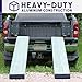 BISupply Truck Loading Ramp Ends - 12in Aluminum Ramps Bracket and Rubber Feet Kit for Cars, Trucks, Trailers, Driveways, Sheds, Lawn Mowers and More