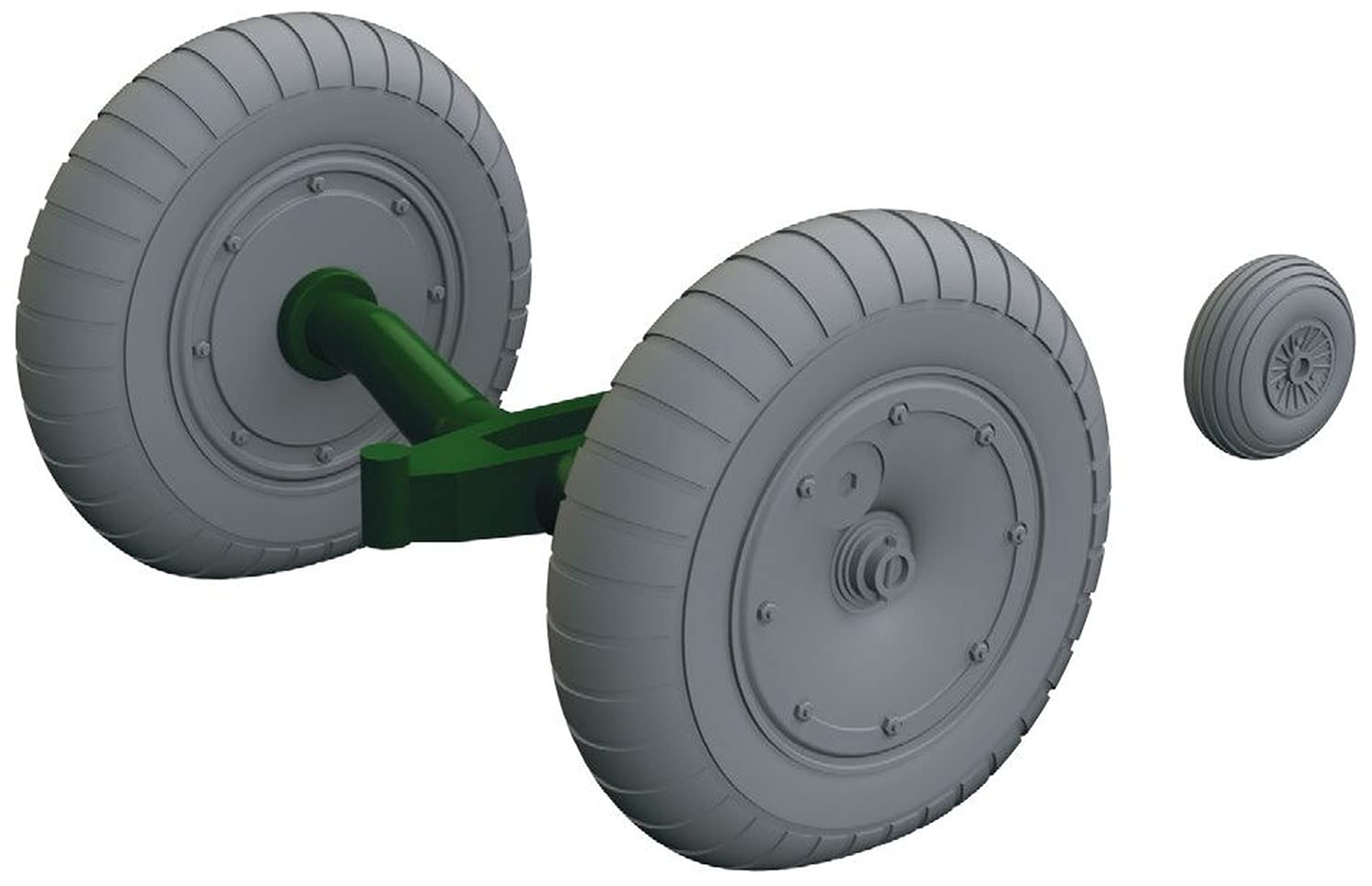 Eduardo 1/48 Brushing Messerschmitt Me163B Comate Wheel (For Gas Patches) Plastic Model Parts EDU648684