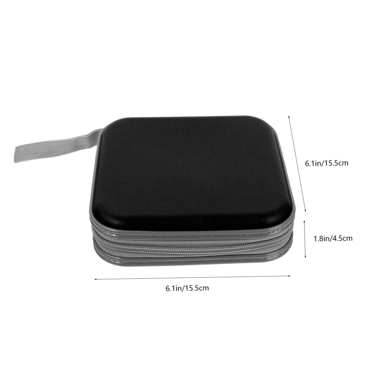 Garneck 1Pc Portable CD Storage Case Capacity CD Bag for Discs Lightweight Organizer Holder for Car Home and Travel Protector Easy to Carry and Operate