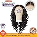 Sensationnel Curls Kinksandco Kinkyedges Wig - Kinky Wand Curl 20 Inch Y Part Lace Natural Kinkytexture Edged Hairline for Natural 3C to 4C Hair Textures (F1B/30)