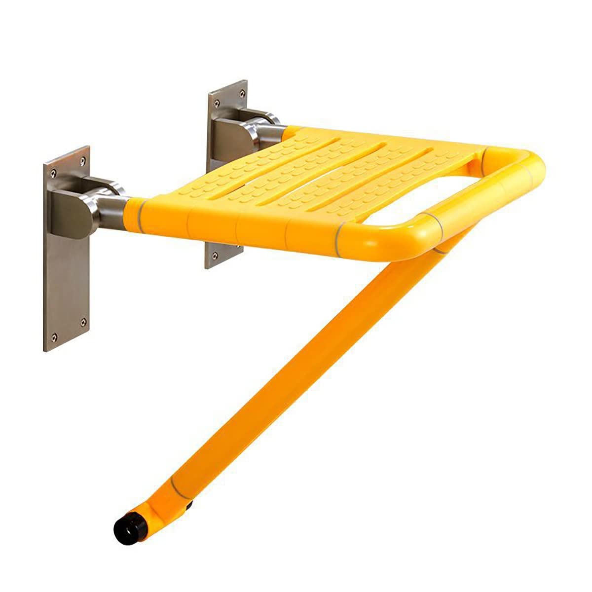 Asiento de Ducha montado en la Pared, Asiento de Ducha Plegable, Taburete de Pared de Hoja abatible for baño, Silla de Ducha Que Ahorra Espacio for Ancianos, discapacitados, Seguridad