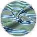 S&W SHLAX&WING Striped Pocket Square for Men Green Blue Stripes for Party Prom Wedding Woven
