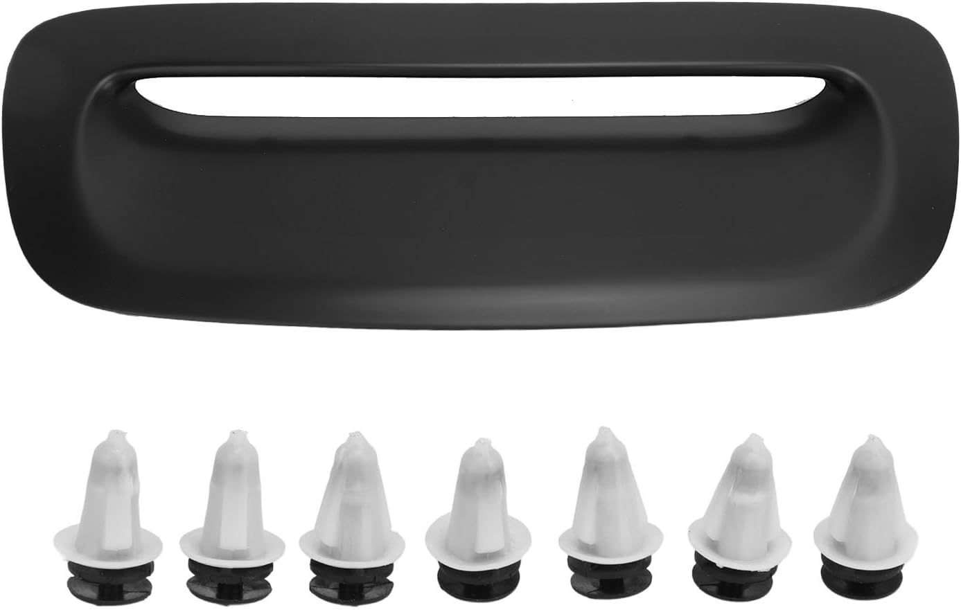 Hood Scoop, Bonnet Vent Hood Air Intake Inlet, Black Hood Vent Cover Trim Compatible with Mini Cooper S R55 R56 R57 2007-2014, Engine Bay Airflow Styling