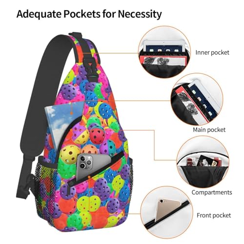 Mochila urbana unisex con diseño Pickleball Colors miniatura 4
