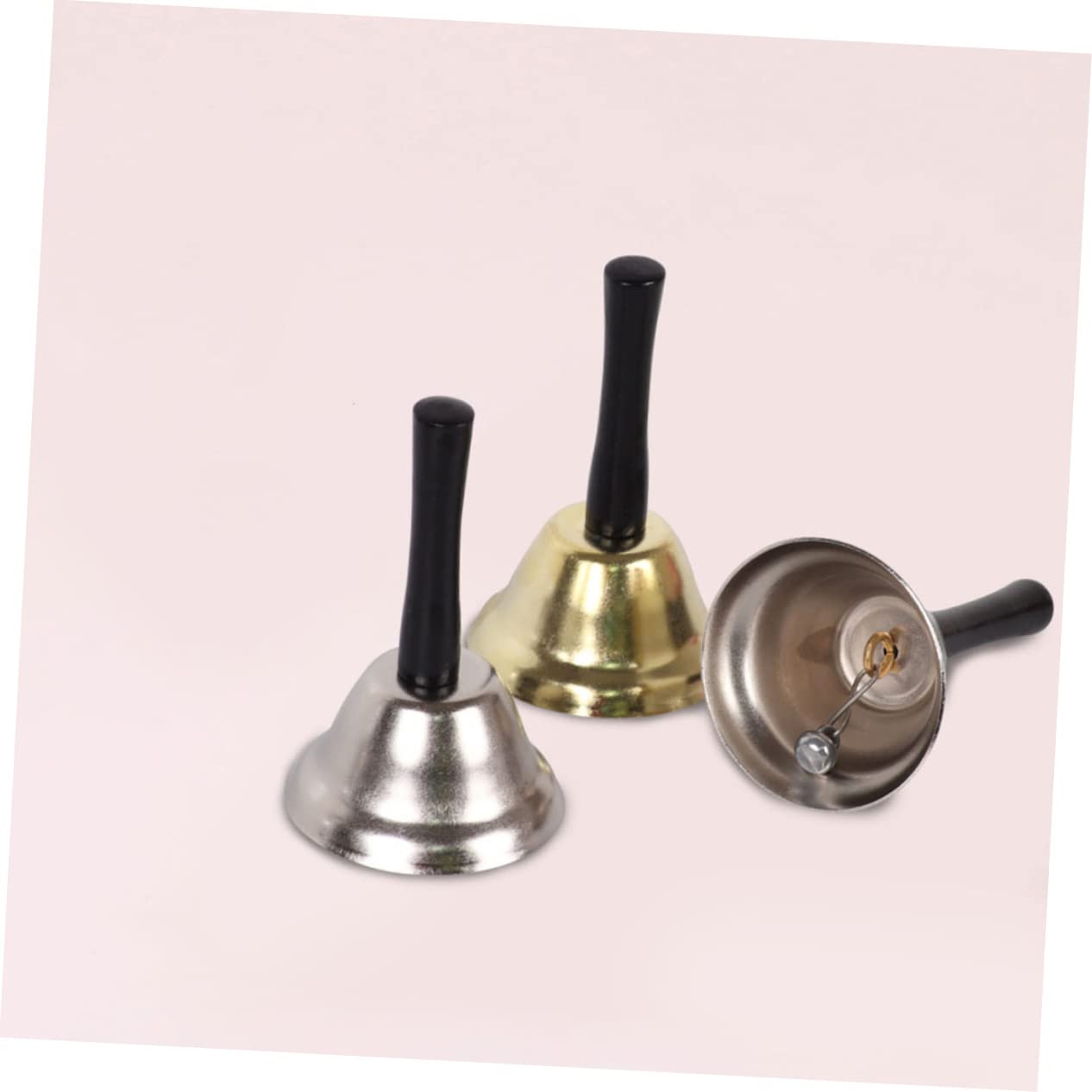 Weihnachts-Handglocke Aus Metall Mit Holzgriff – Laut & Klar, Perfekt Für Feiern & Schulveranstaltungen