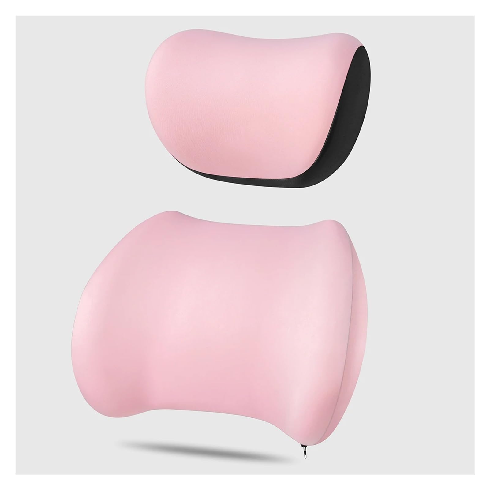 Hviyroi car seat cushion Car Headrest & Lumbar Support Cushion Kit, Ergonomic Driving Fatigue Relief Seat(Pink)