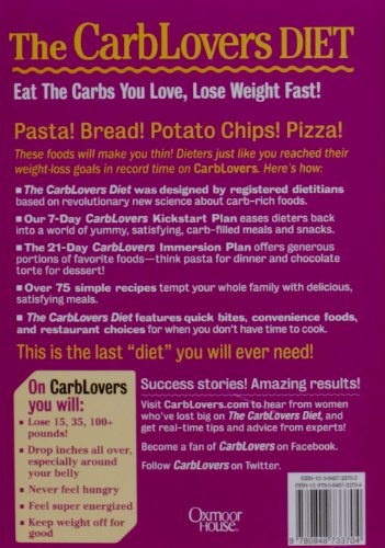 The Carb Lovers Diet: Eat What You Love, Get Slim for Life! - Image 2