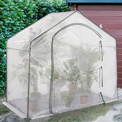 IDMarket - Winterhaus Haus 200 x 80 x 160 cm Balkon und Terrasse – Bild 5